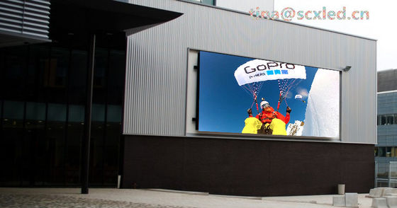 HD P6 Наружные водонепроницаемые полноцветные светодиодные видеостенные панели SMD 3535