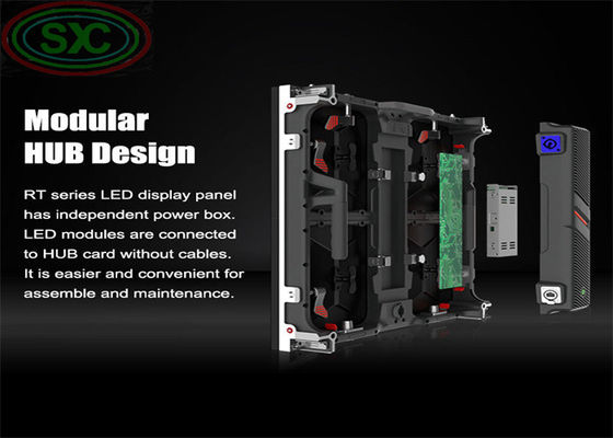 большая высокая яркость Внутренний светодиодный щит P3.91 светодиодный панель 500 * 500 мм