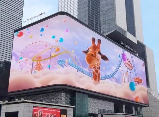 Хорошая цена Наружный светодиодный изогнутый экран Гибкий полноцветный экран Ультрачестный экран для глаз онлайн