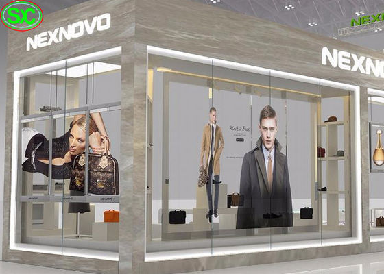 Экран МБИ5124 ИК СИД цифров арендного занавеса прозрачный подгонял яркость