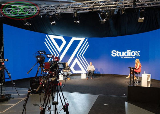 P2.976 HD Внутренний гибкий экран с арковыми замками для театра / телевизионной станции