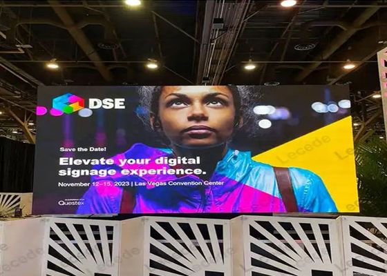 SMD2121 Внутренний полноцветный светодиодный алюминиевый дисплей P3 576X576 мм