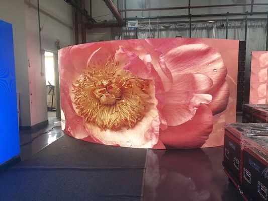 Внутри помещений P3.91SMD полноцветный светодиодный дисплей Сплавленный алюминиевый экран 65410 точек/кв.м. плотность