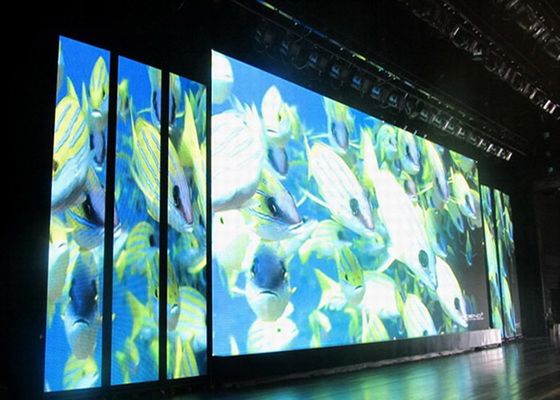 SMD LED Video Screen Die-Cast Aluminum P4 / Indoor Stage LED Display с плотностью 62 500 м2