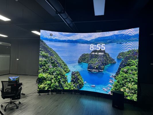 Хорошая цена Прокат экрана съемный HD стеклянный кристаллический чип P5 прозрачный светодиодный дисплей онлайн