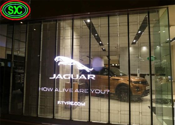 1000 часов в среднем без сбоев Прозрачный светодиодный экран с методом управления и весом шкафа 6,2 кг