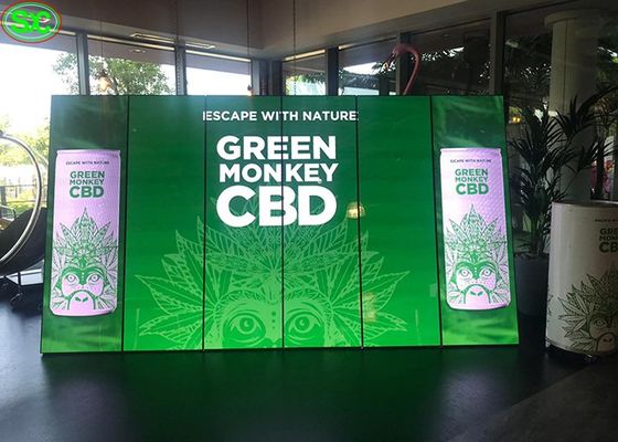 680x2000мм коммерческий светодиодный дисплей Современный 1R1G1B цветовая конфигурация