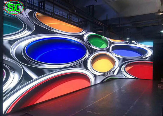 Изогнутый П4 экран СИД полного цвета дисплея СИД полного цвета видео- стены крытый арендный