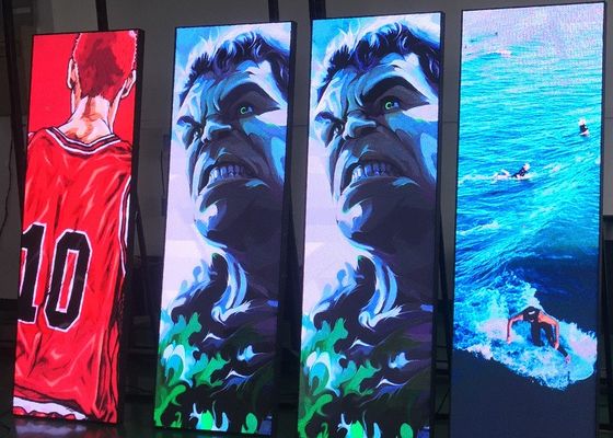 Хорошая цена Дисплей светодиодного плаката размером 320x160 мм с цветовой конфигурацией 1R1G1B и шириной P1.86mm онлайн