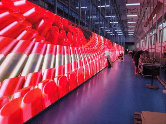 1.25 пиксельного расстояния RGB светодиодный дисплей с 10000 часов экран жизни и 600 * 337,5 мм размер шкафа