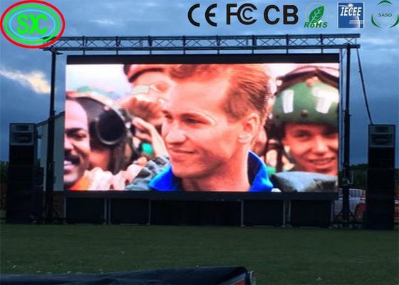 SMD2121 Наружная реклама полноцветный светодиодный экран аренды 3 года гарантия