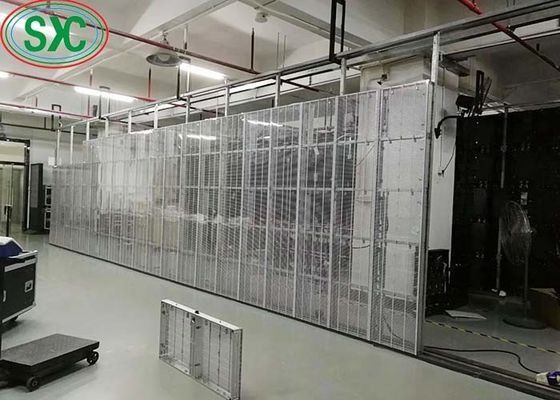 Хорошая цена G3.91-7.82 Ультратонкая полноцветная прозрачная видеостенка SMD2525 IP54 Долгая продолжительность службы онлайн