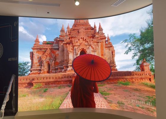 Хорошая цена Прокат экрана Ultra HD Малый пич P2.5 LED дисплей с алюминиевым корпусом 480x480 мм онлайн