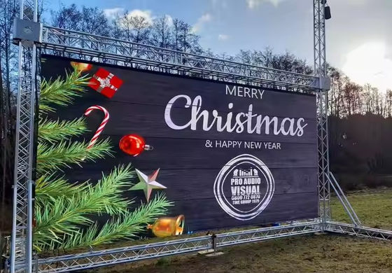 Экраны с светодиодными экранами с входным напряжением 50/60 Гц и модулем SMD 250x250 мм