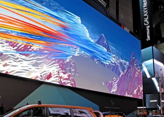 Наружный цветный светодиодный дисплей с инкапсуляцией SMD2121 и входной напряжением AC 110/220V для привлекательной рекламы