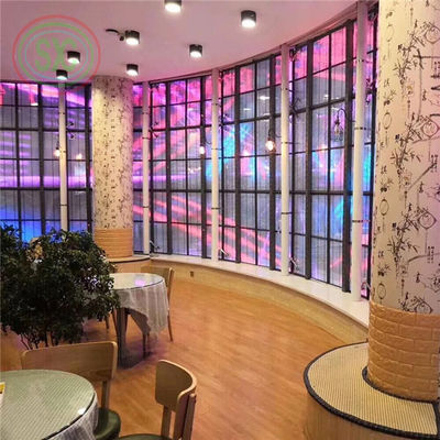 Способ управления Прозрачный светодиодный экран Модуль массы 0,2 кг/компьютер Предмет Прозрачный светодиодный экран