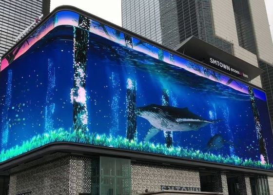 Аренда наружного цветного светодиодного дисплея - 1/16S Режим вождения IP65 водонепроницаемость 5000 яркость