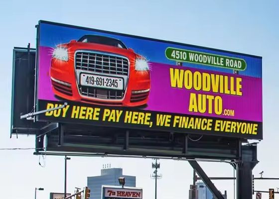 DC5V Рабочее напряжение Внешние светодиодные рекламные щиты Высокая яркость 7000 нт для эффективной рекламы