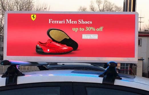 CE/ROHS/FCC/ISO2001 Стандартный светодиодный экран транспортного средства идеально подходит для функции отображения символов