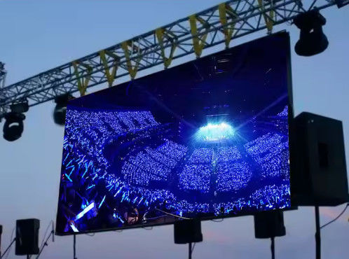 Уличный полноцветный светодиодный дисплей размером 500*1000 мм с размером модуля 250*250 мм и блоком питания 5 В/40 А