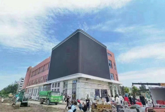 SCX Светодиодная стационарная установка Большой рекламный видеоэкран P6 Светодиодный экран Полноцветный светодиодный видеоэкран для наружной рекламы