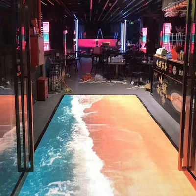 Высокое разрешение искрящийся свет танцевальный пол с системой управления DMX512 и высокой яркости Epistar чип