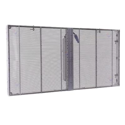 Алюминиевый корпус, материал, прозрачный светодиодный экран, водонепроницаемость IP43 для нужд наружной рекламы