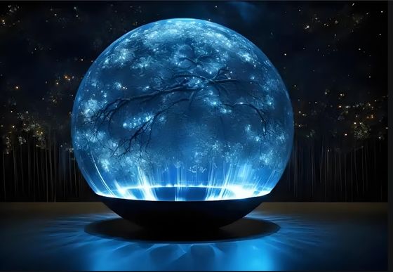 водонепроницаемый IP43 Сферный экран LED Легкая установка и напряжение DC5V