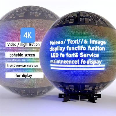 Хорошая цена Видео/текст/изображение Функция дисплея Сферный экран LED Фронтальное обслуживание дисплея онлайн