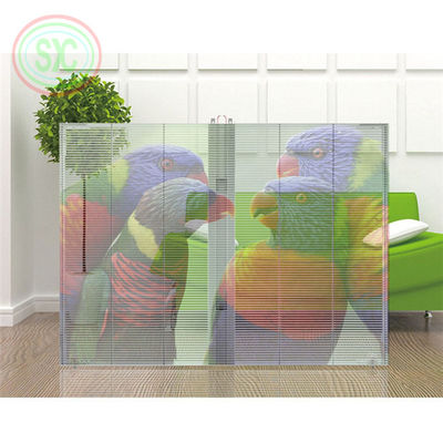 Превосходное визуальное представление прозрачного светодиодного экрана SMD2121 G7.82-7.82 с методом управления