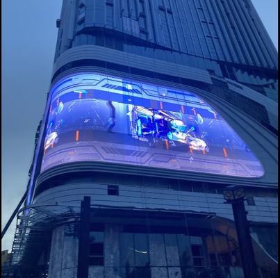 Хорошая цена Режим вождения 1/16S, яркость 5500, полноцветная светодиодная стена для наружной рекламы онлайн