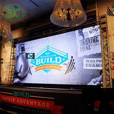 Светодиодный дисплей полного цвета для помещений высокой плотности 112896 точек/м2 с литым алюминиевым корпусом и размером модуля 250*250 мм