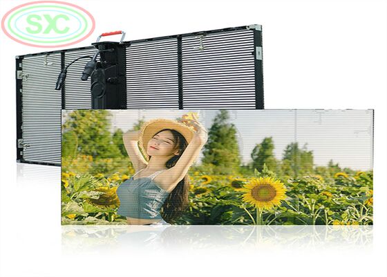 Хорошая цена Тонкий легкий прозрачный светодиодный экран с яркостью 4500CD Идеально подходит для современной стеклянной рекламы и отображения зданий онлайн