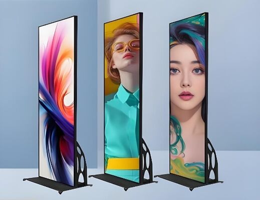 Хорошая цена 680x2000мм Размер экрана Цифровой внутренний плакат, включающий светодиодные чипы SMD2121, обеспечивающие эффективную визуальную коммуникацию внутри помещений Онлайн