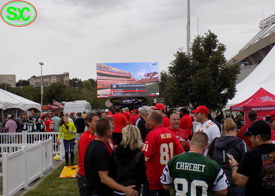 Водоустойчивый на открытом воздухе передвижной арендный дисплей СИД P4.81mm стойки IP65 для событий, наем экрана приведенного