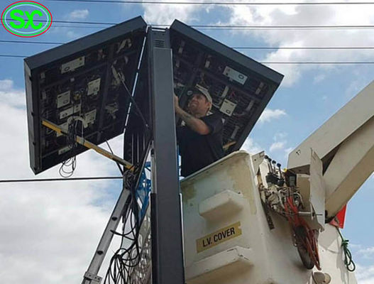 Электронные афиши приведенные П6 цифров удваивают дисплей ИП68 Ладвертисинг стороны водоустойчивый