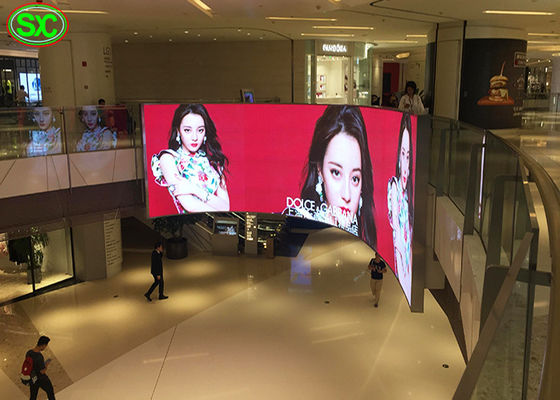 Хорошая цена Экран приведенный стены гибкой арендной смертной казни через повешение П3.91 крытый видео- для концерта выставки онлайн
