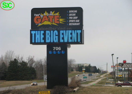 На открытом воздухе водоустойчивая реклама P6 привела дисплей с панелью приведенной высокого изображения определения на открытом воздухе рекламируя