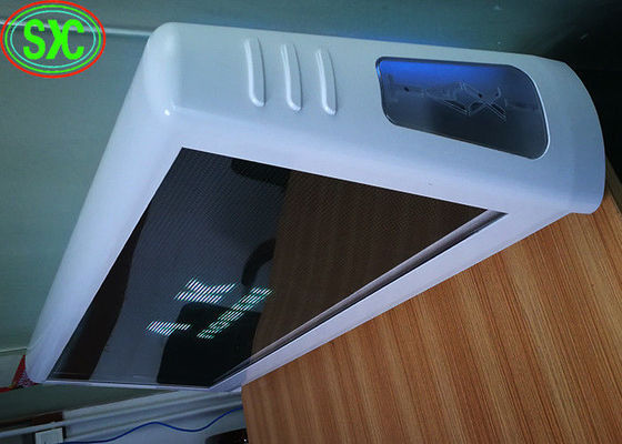 2Дисплей светодиодных автомобильных знаков размером 0,5 мм 96*32 см Дисплей 5 В постоянного тока и настраиваемый контент для целевой рекламы