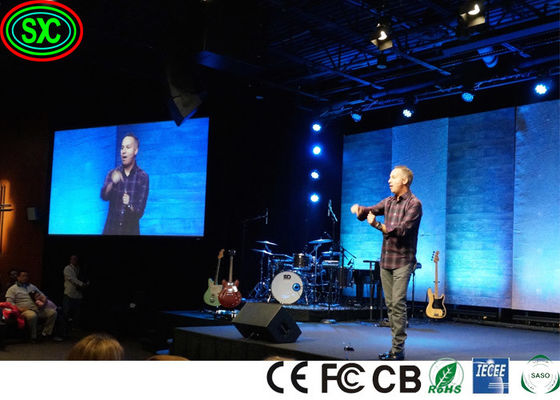 IP34 Сцена Концерт За кулисами P3.9 LED видеопанель Стены Широкий угол просмотра экрана с экраном