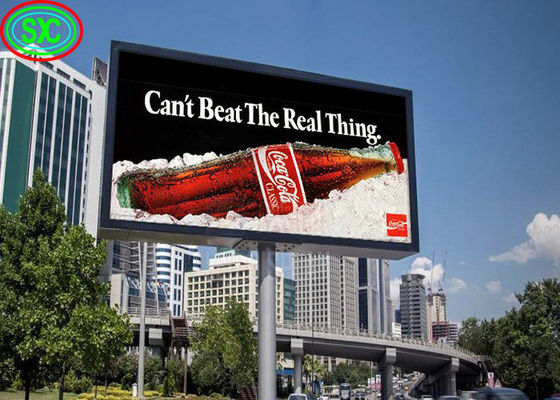 Внешний водонепроницаемый стальной шкаф Рекламный светодиодный дисплей SMD полный цвет светодиодные панели рекламный светодиодный экран