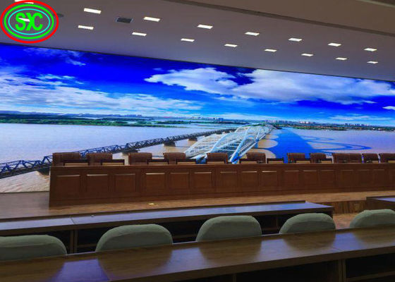 Внутренний полноцветный 3840hz светодиодный видеоэкран для конференций