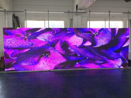 СИД этапа экранирует индикаторную панель СИД цвета арендного шкафа P3.91/P4.81 500 максимум обновленный тариф 3840hz с погнутостью