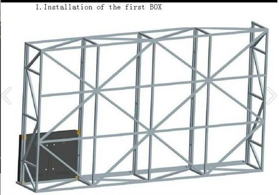 P10 Внешний светодиодный щит 50000cd/m2 Яркость IP65 водонепроницаемая