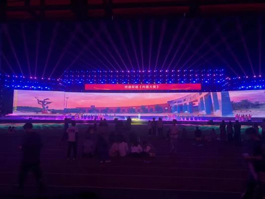 Хорошая цена На открытом воздухе HD СИД этапа полного цвета экранирует leddisplay P4.81 арендное, бренд 500x500mm Новы 1920hz привело лампу, яркость 5500 онлайн