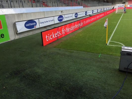 на открытом воздухе мягкий модуль p10 с периметром спорт 7000cd 960x960mm водоустойчивым привел дисплей, водоустойчивый, 1920hz, хорошее качество