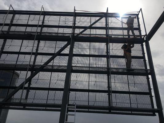 P3.91-7.82 Полный цвет Прозрачный светодиодный экран 1000x1000 мм Стеклянный дисплей