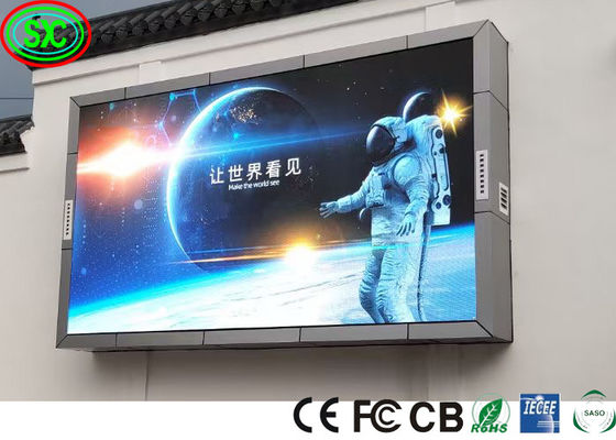 Хорошая цена P6 Внешний полноцветный светодиодный дисплей Экраны настройки Простая установка Большая рекламная видеостенка онлайн