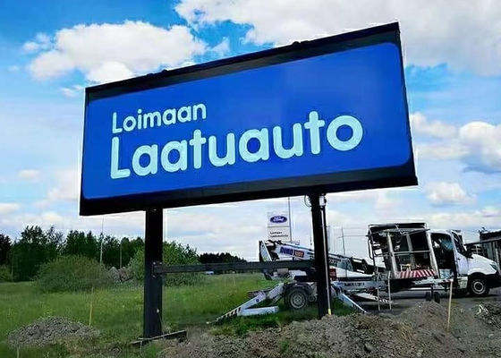 Реклама приведенная экрана дисплея полного цвета большой афиши P8 на открытом воздухе большая делает водостойким