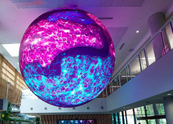 360° Внешний полный цвет Колонна Сфера LED Дисплей Экран Здание Биллборд